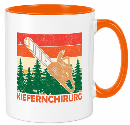 Kiefernchirurg | Kettensäge Waldarbeiter Holz Geschenk Arbeit Kollegen Büro Tasse
