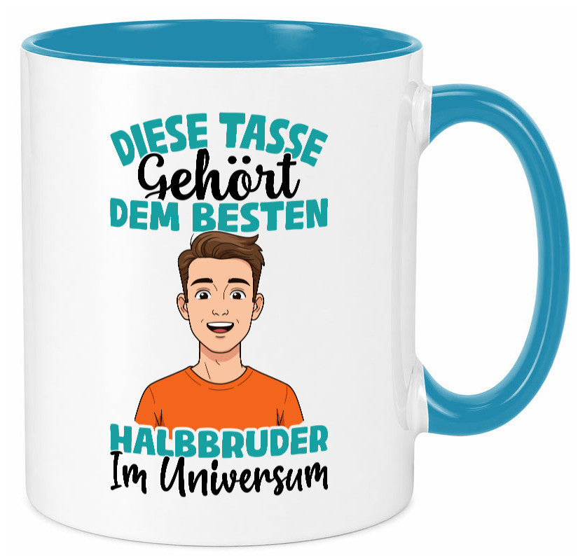 Im Universum: Halb Bruder | Stiefvater Stiefmutter Geschenkidee Familie Humor Tasse