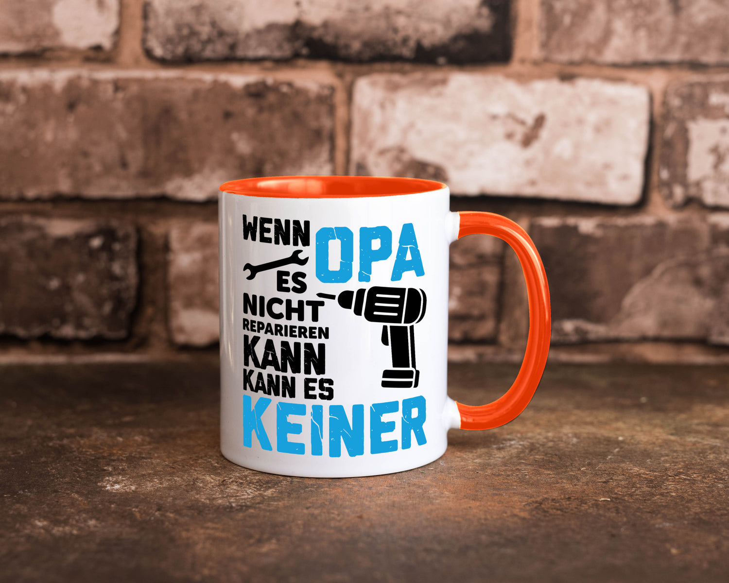 Wenn opa es nicht Reparieren kann | für alles Geschenkidee Familie Humor Tasse