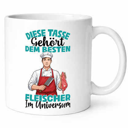 Im Universum: Fleischer | Schlachterei Geschenk Humor Geschenkidee lustiger