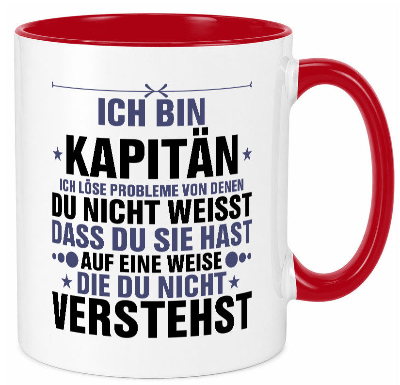 Löse Probleme: Kapitän | Schiffskapitän Schiff v2 Geschenk Humor Geschenkidee