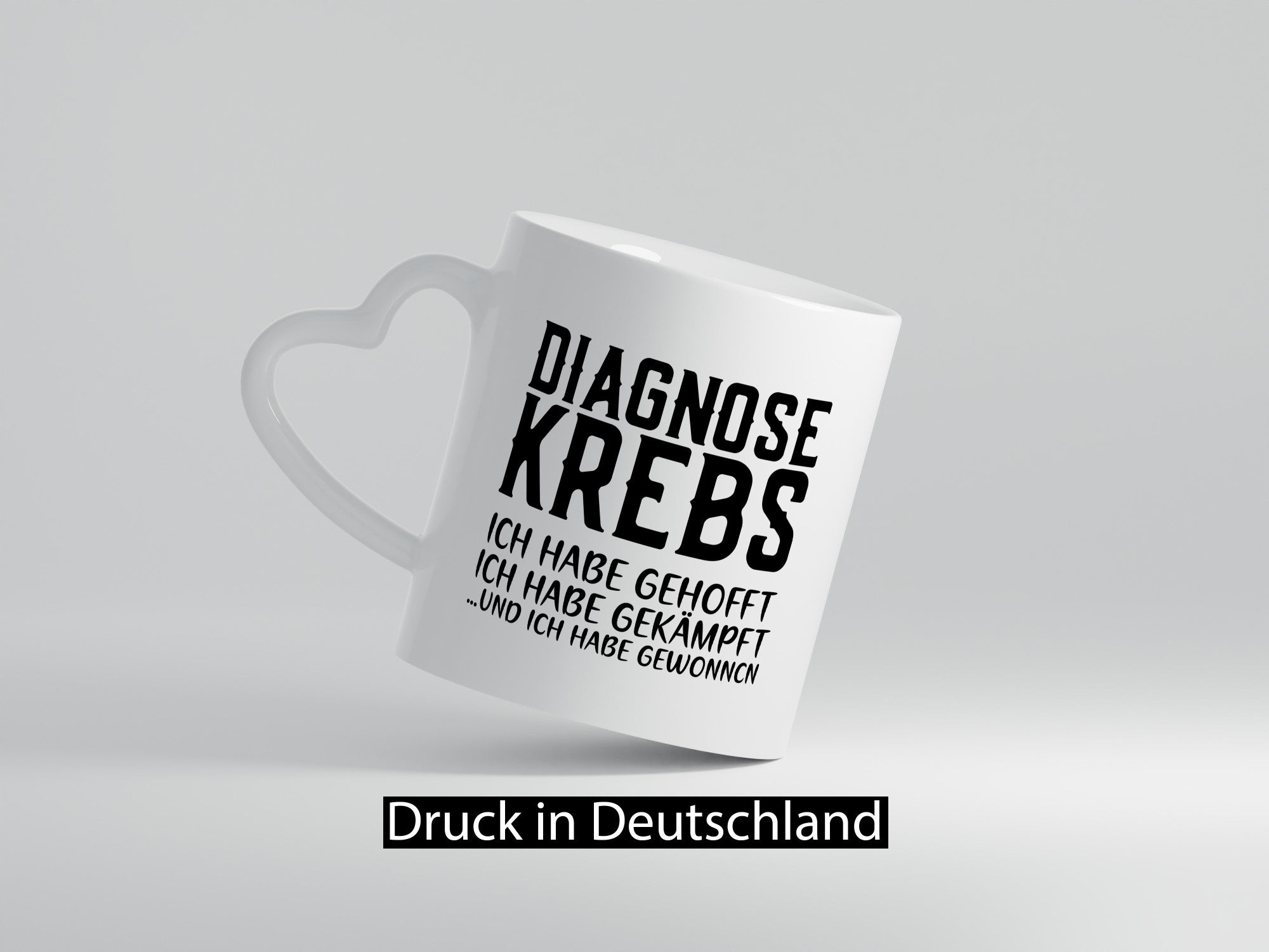 Diagnose Krebs | Hoffnung Kämpfer Heilung Genesung Geschenkidee Humor Tasse