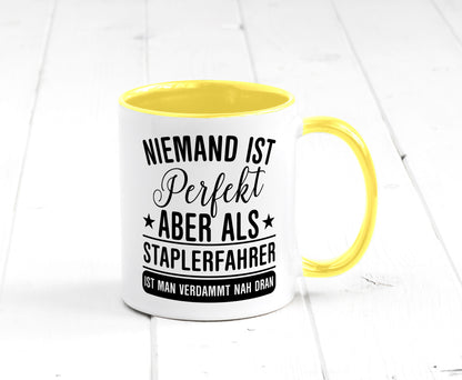 Verdammt nah dran: Staplerfahrer | Gabelstapler Fahrer lustig Humor