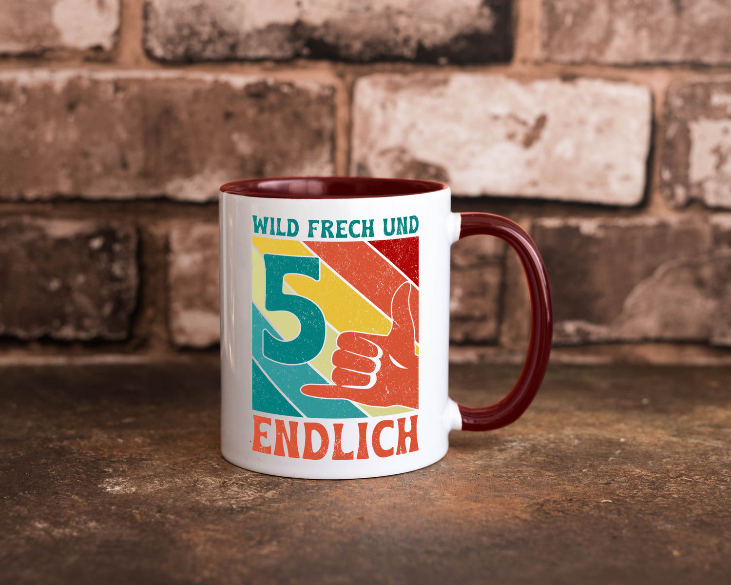 5. Geburtstag | 5 Jahre Wild und Frech Geschenk Geschenkidee lustiger Spruch