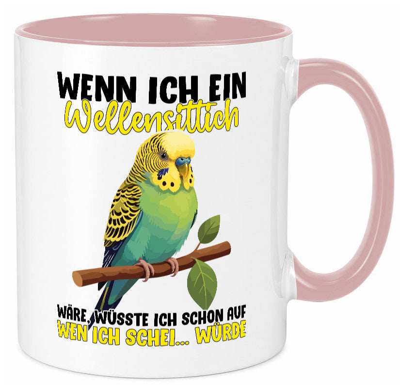 Wellensittich | Vogelbesitzer Humor Geschenkidee Tasse