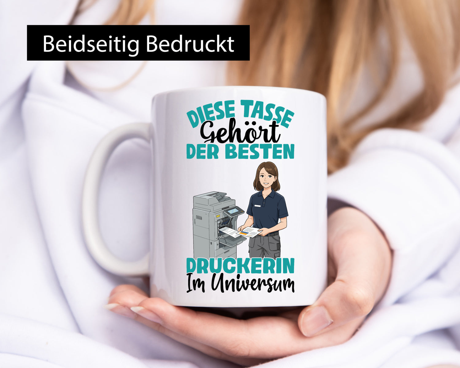 Im Universum: Druckerin | Druckerei Print Medien Geschenk Humor Geschenkidee