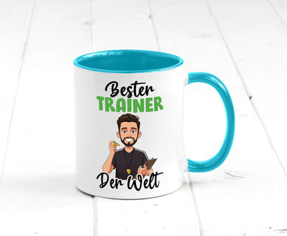 Bester Trainer | Verein Sport v2 Humor Geschenkidee Tasse