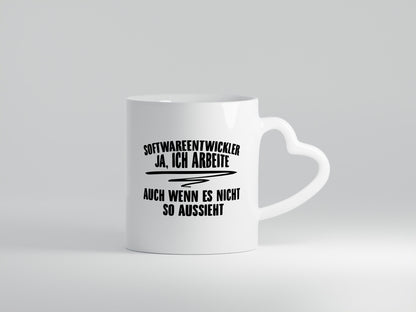 Ich arbeite, sieht nicht so aus | Softwareentwickler IT lustiger Spruch