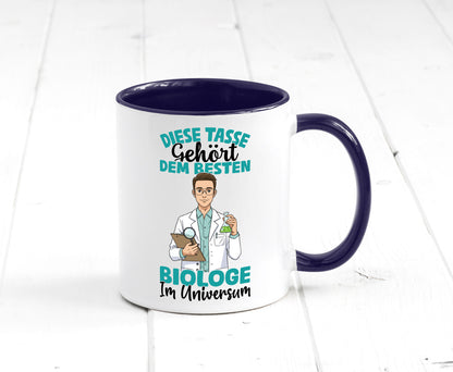 Im Universum: Biologe | Biologie Naturforscher Humor Geschenkidee Tasse