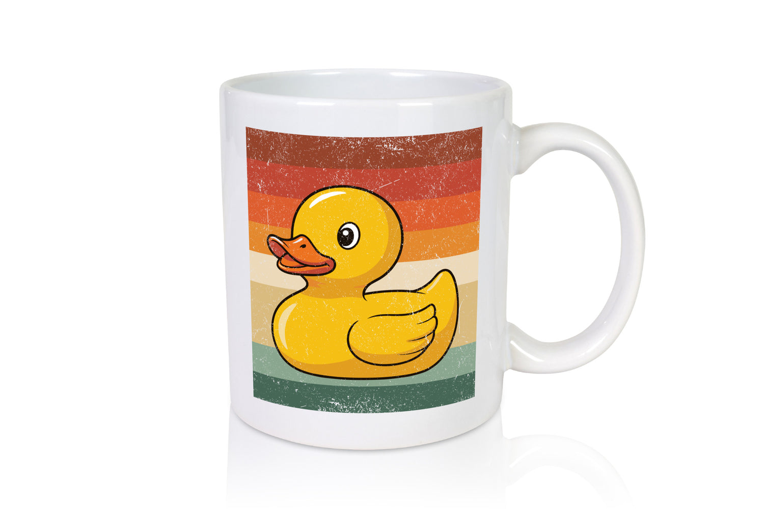 Enten | Entchen Gummiente Retro Vintage Geschenkidee Humor Tasse
