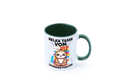 Relax Tasse: Zahnarzthelfer | Zahnmedizin lustig Humor Geschenkidee Geschenk