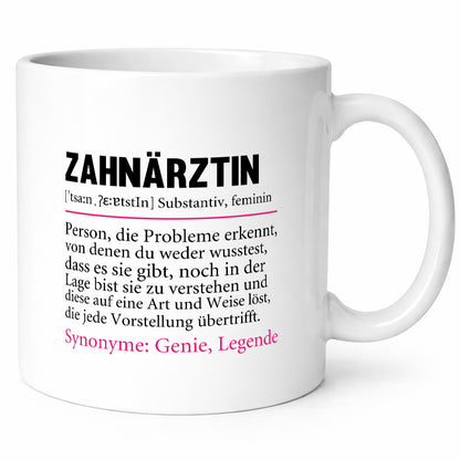 Zahnärztin | Spruch lustig Zahnmedizin Beruf Humor Arbeit Kollegen Büro