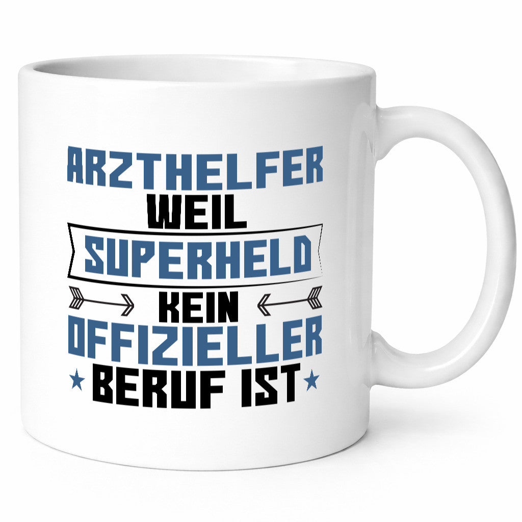 Superheld Arzthelfer | Fachangestellter Medizin Geschenk Humor Geschenkidee