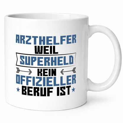 Superheld Arzthelfer | Fachangestellter Medizin Geschenk Humor Geschenkidee