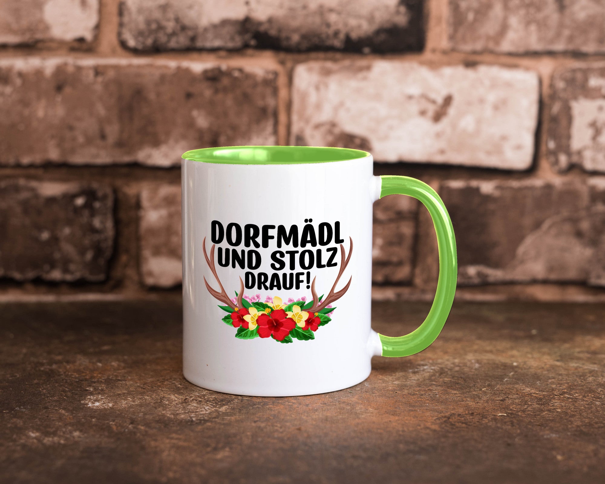 Dorfmädel und stolz drauf | Dorfkind Dorf v2 Geschenkidee Humor Tasse