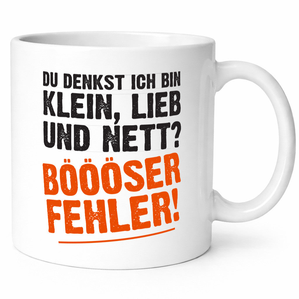 Böööser Fehler | Spruch Tasse kleine Frau Freundin Humor Geschenkidee