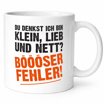 Böööser Fehler | Spruch Tasse kleine Frau Freundin Humor Geschenkidee