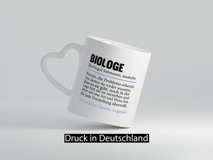 Biologe | Spruch Biologie Naturforscher Humor Geschenkidee Tasse