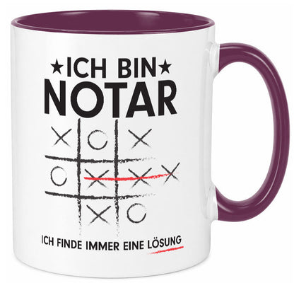 Löse Probleme: Notar | Jurist lustiger Spruch Geschenk Humor Geschenkidee Tasse