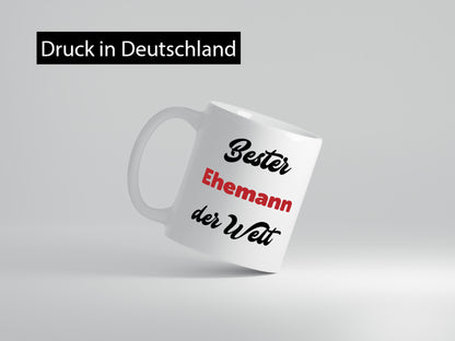 Bester Ehemann der Welt | Ehepaar Geschenkidee Humor Tasse