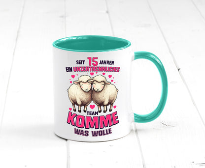 15 Jahre Verheiratet | ein Team Ehepaar Geschenk Humor Geschenkidee lustiger