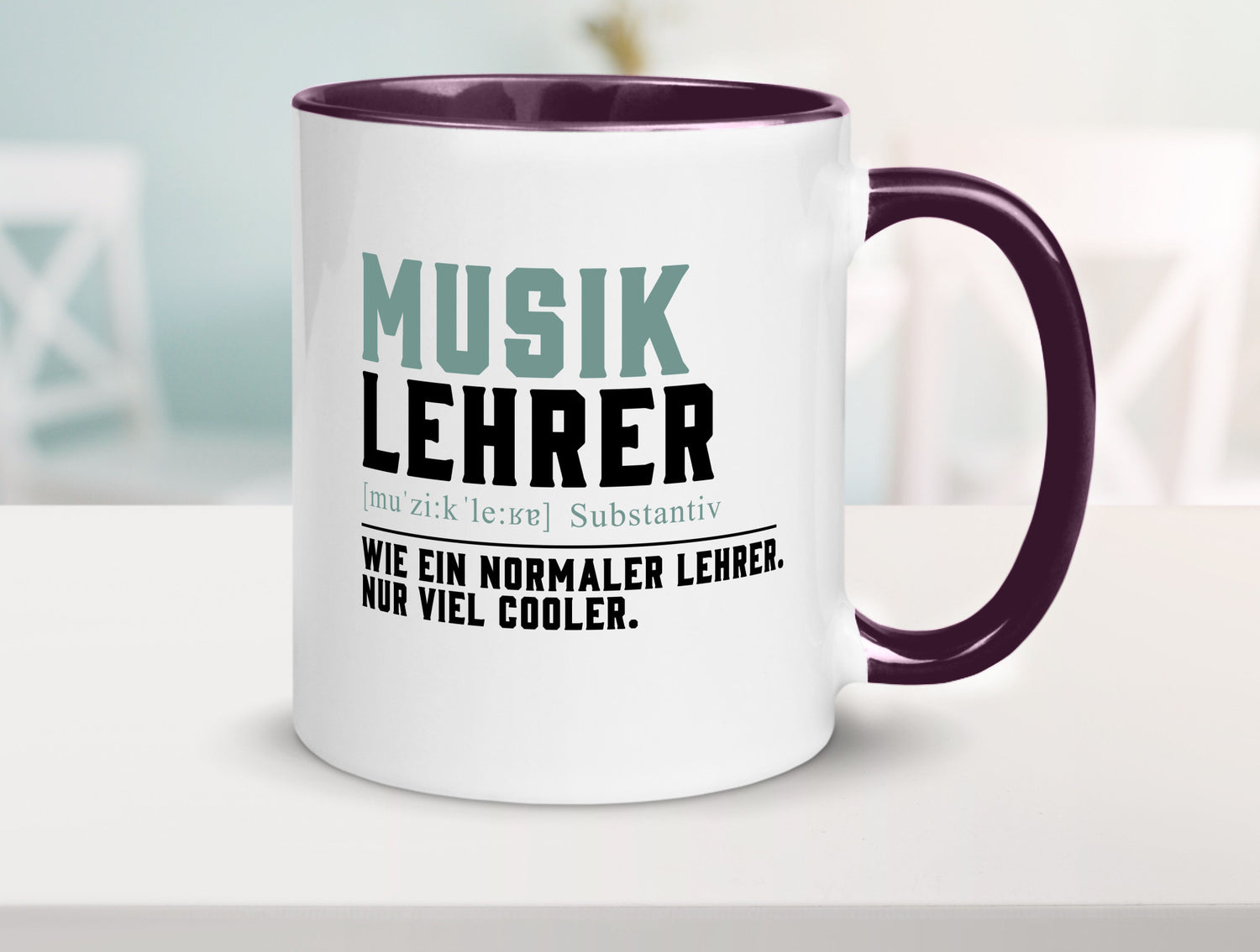 Musiklehrer | Lehrer Unterricht Lieblingslehrer Geschenkidee Humor Tasse