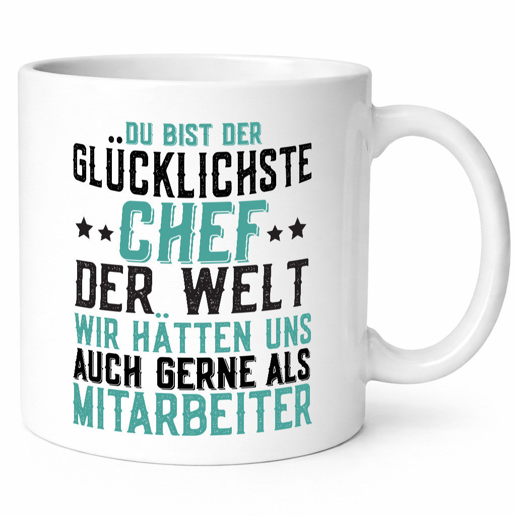 Glücklichste Chef der Welt | Lieblingskollege Mitarbeiter Geschenkidee Arbeit