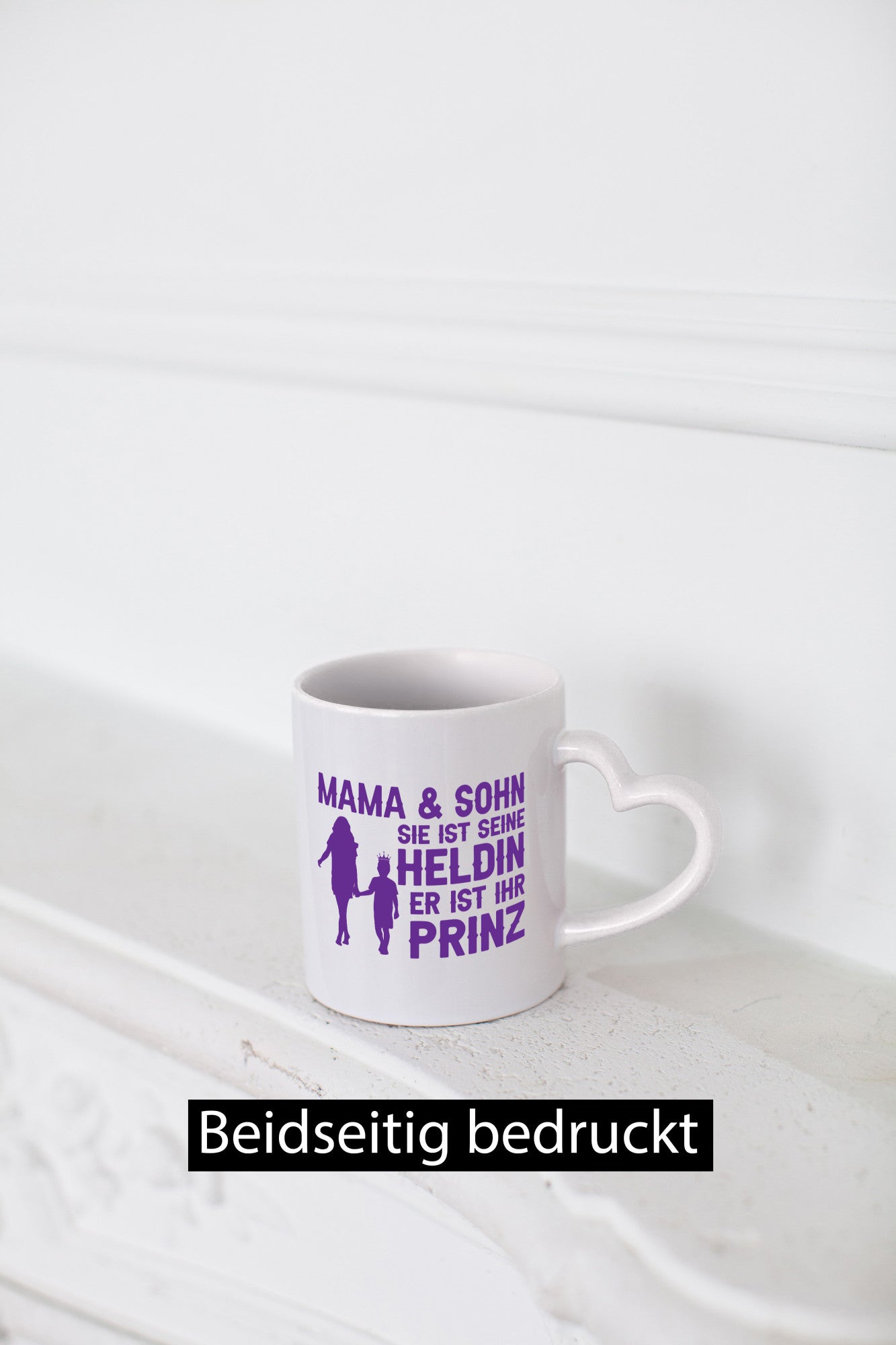 Mama &amp; Sohn | Helding Prinz Mutterliebe Geschenkidee Familie Humor Tasse