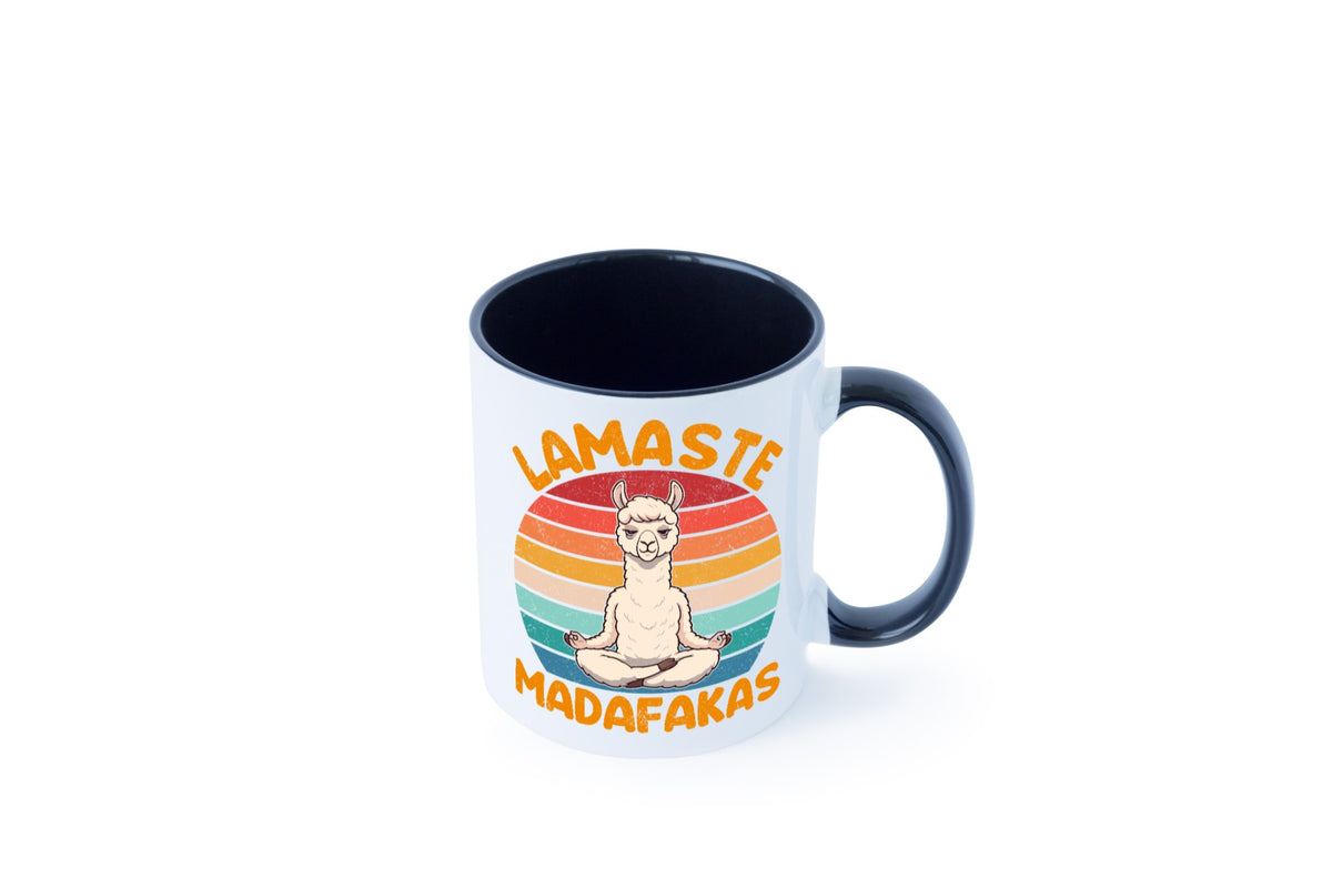 Lamaste | Madafakas Lama Vintage Humor Geschenkidee Tasse