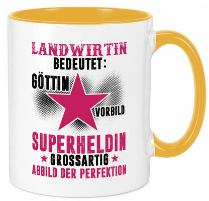 Bedeutung von Landwirtin| Bäuerin | Landwirtschaft lustig Humor Geschenkidee