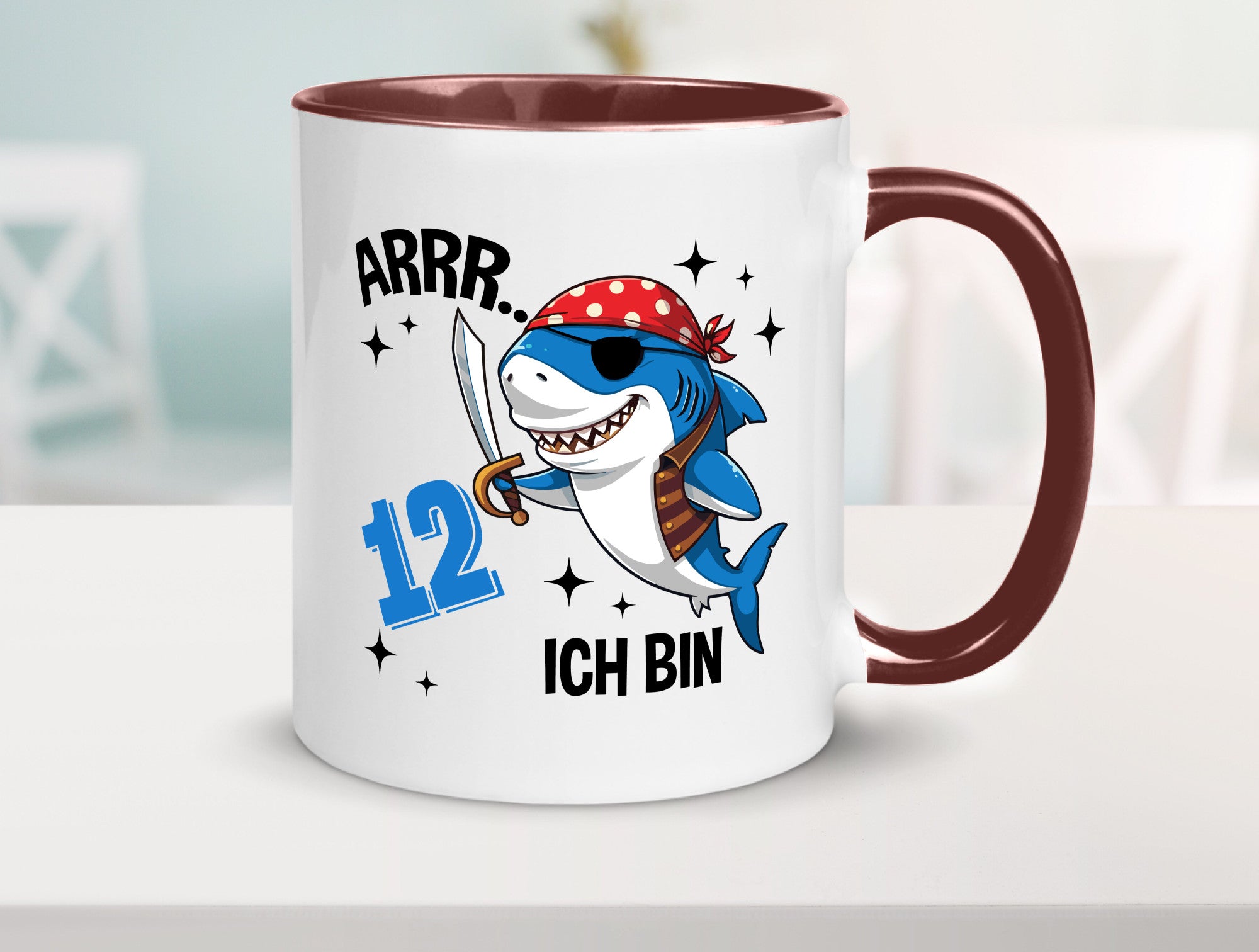 12. Geburtstag | 12 Jahre Arr Pirat Hai Piraten Geschenk Geschenkidee lustiger