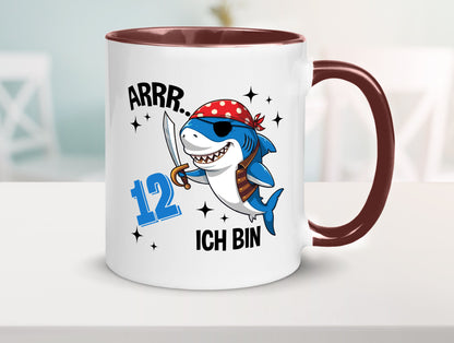 12. Geburtstag | 12 Jahre Arr Pirat Hai Piraten Geschenk Geschenkidee lustiger