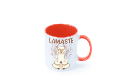 Lamaste | Lama Namaste lustiger Spruch Geschenk Humor Geschenkidee Tasse