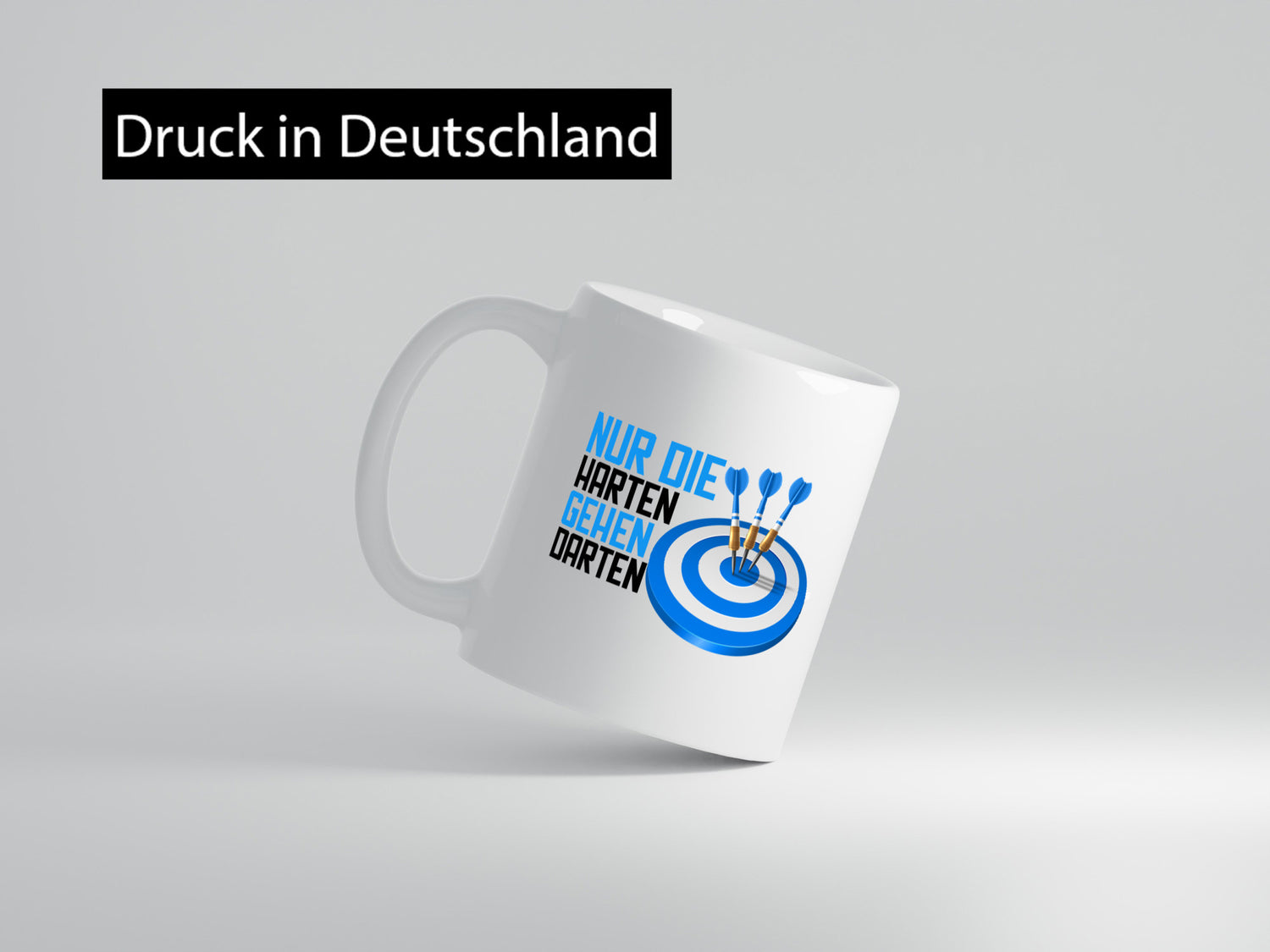 Nur die Harten gehen Darten | Dart Dartspieler Pfeile Humor Geschenkidee Tasse