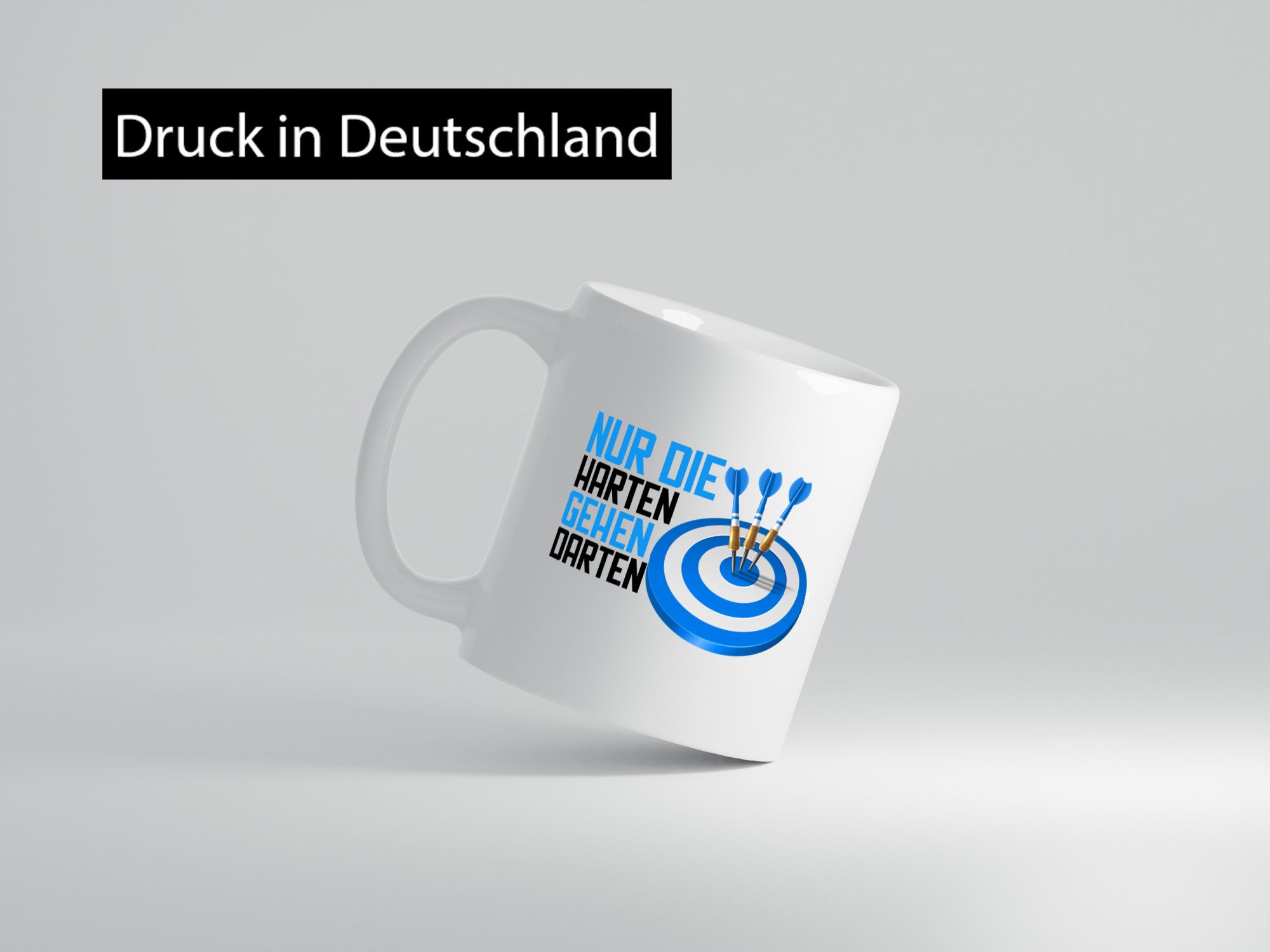 Nur die Harten gehen Darten | Dart Dartspieler Pfeile Humor Geschenkidee Tasse