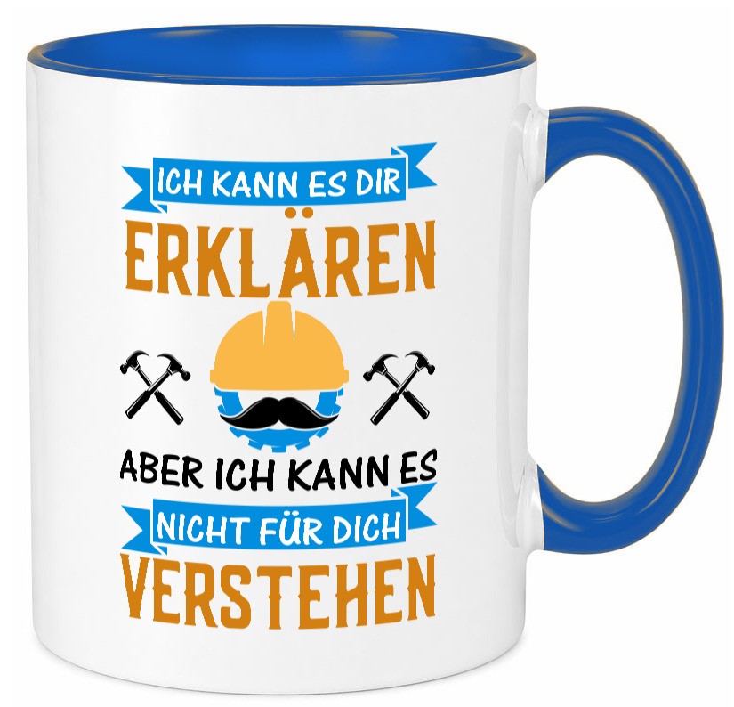 Ich kann es dir erklären | Dumme Mitarbeiter Arbeit lustiger Spruch Geschenk Tasse