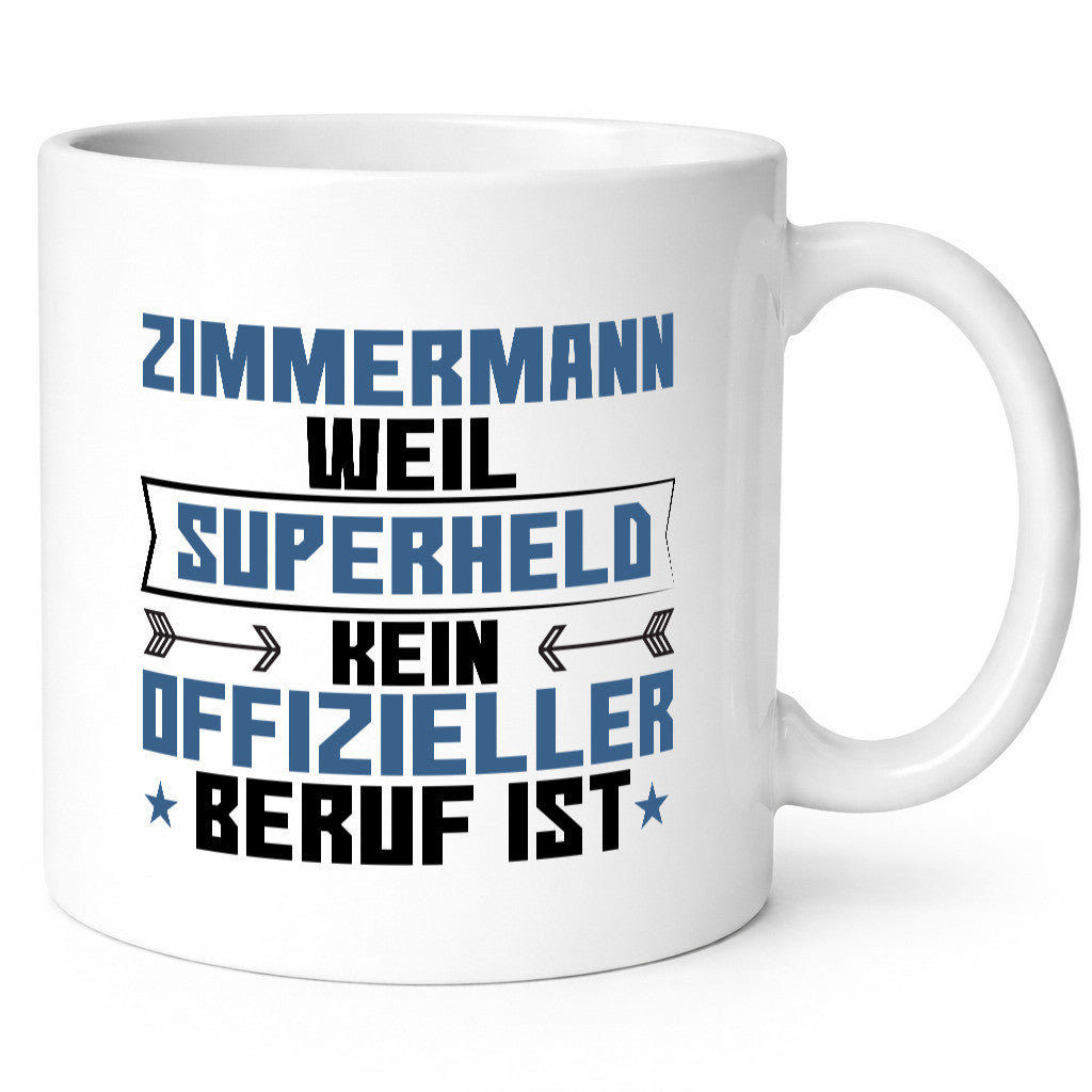 Superheld Zimmermann | Handwerker Holzbau Geschenk Humor Geschenkidee lustiger