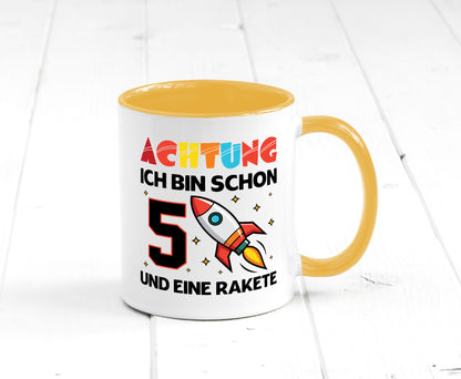5. Geburtstag | Rakete Weltraum 5 Jahre Galaxy lustig Geschenkidee Geschenk