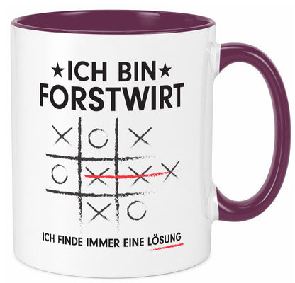 Lösung finden: Forstwirt | Waldarbeiter v2 Geschenkidee Arbeit Kollegen Büro