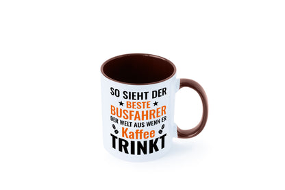 Kaffee trinkt: Busfahrer | Berufsfahrer Fahrer Geschenk Arbeit Kollegen Büro