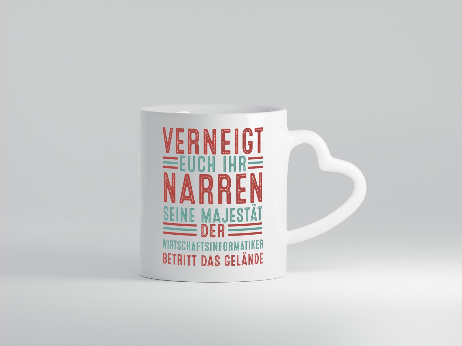 Verneigt euch: Wirtschaftsinformatiker v2 Geschenk Humor Geschenkidee lustiger