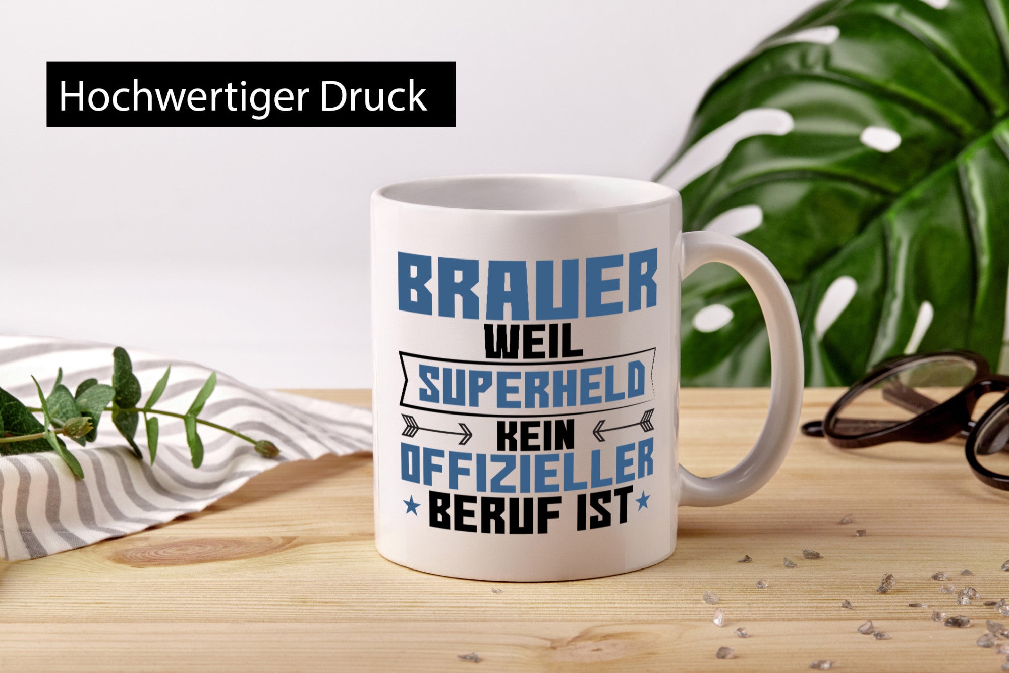 Superheld Brauer | Bier Brauerei Humor Geschenkidee Tasse