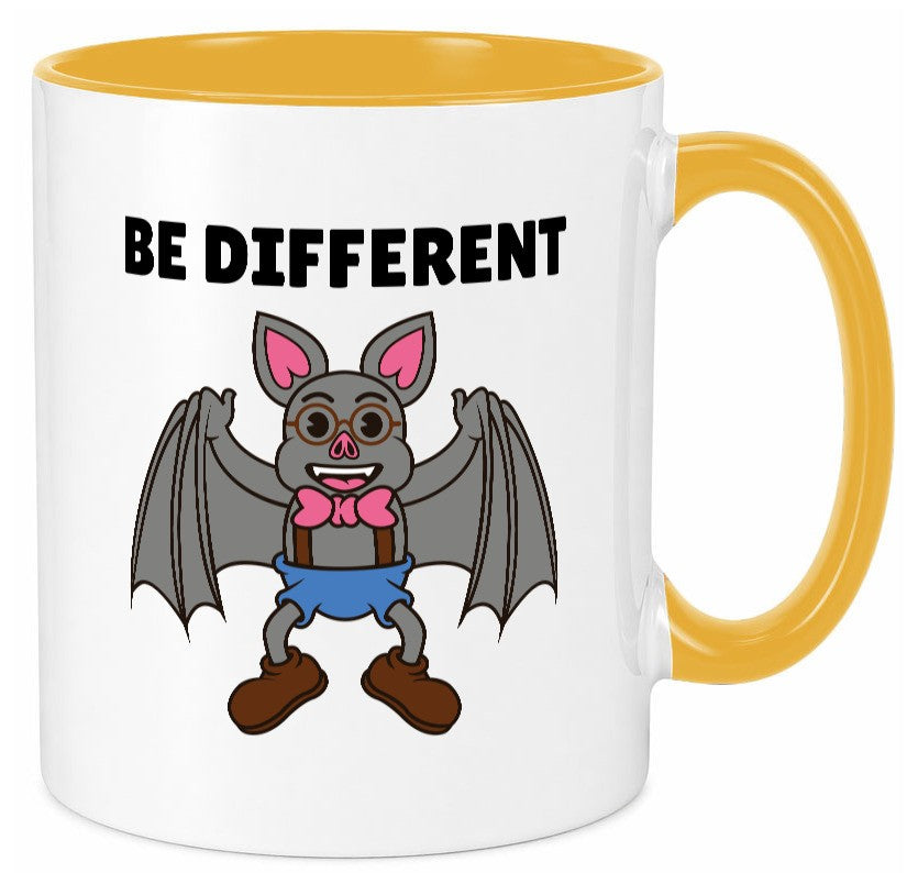 Be Different Geschenk Humor Geschenkidee lustiger Spruch Tasse