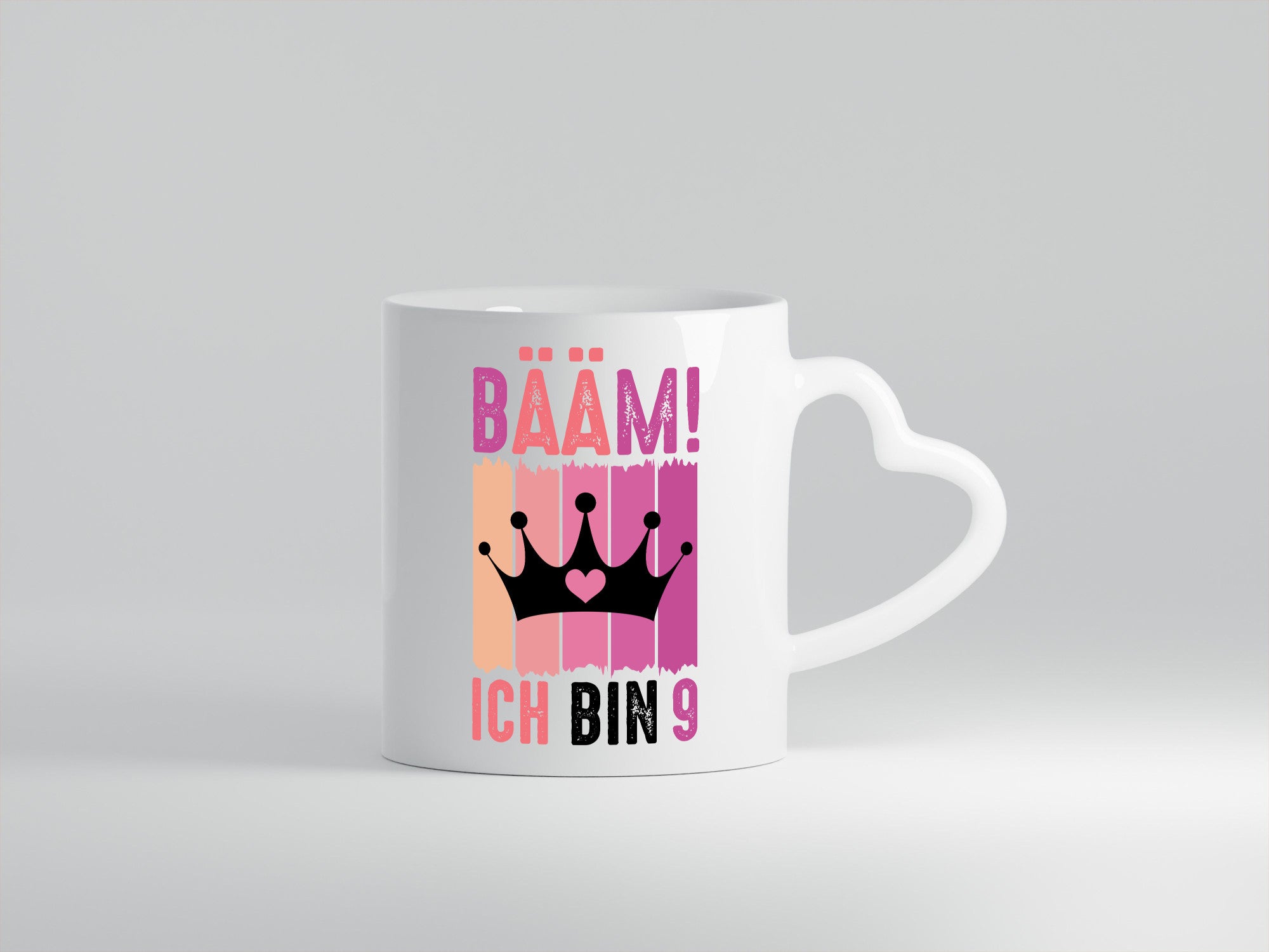 9. Geburtstag | 9 Jahre Bääm ich bin Krone Humor Geschenkidee Tasse