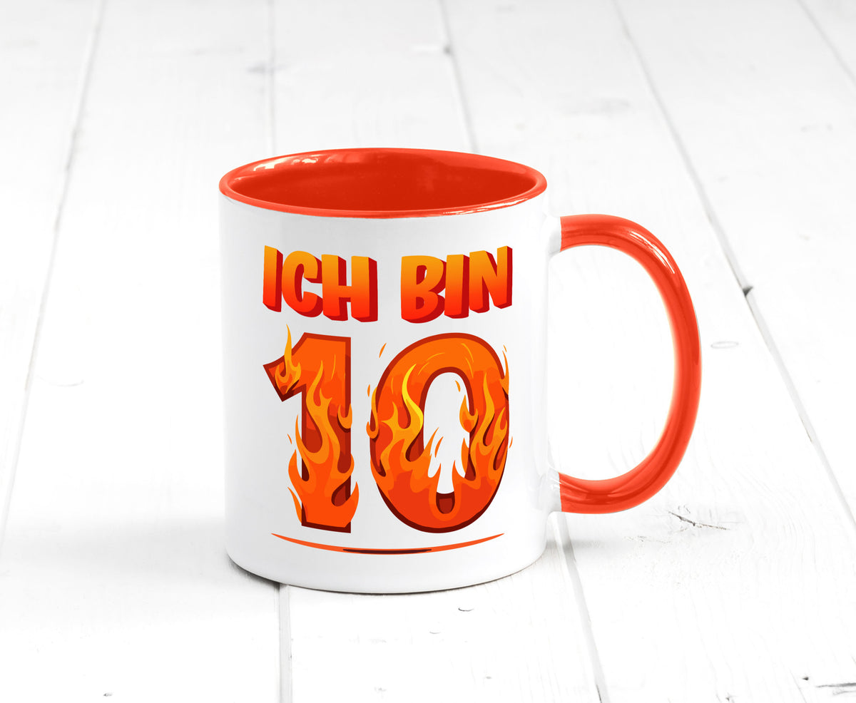 10. Geburtstag | 10 Jahre Drache lustiger Spruch Geschenk Geschenkidee Tasse