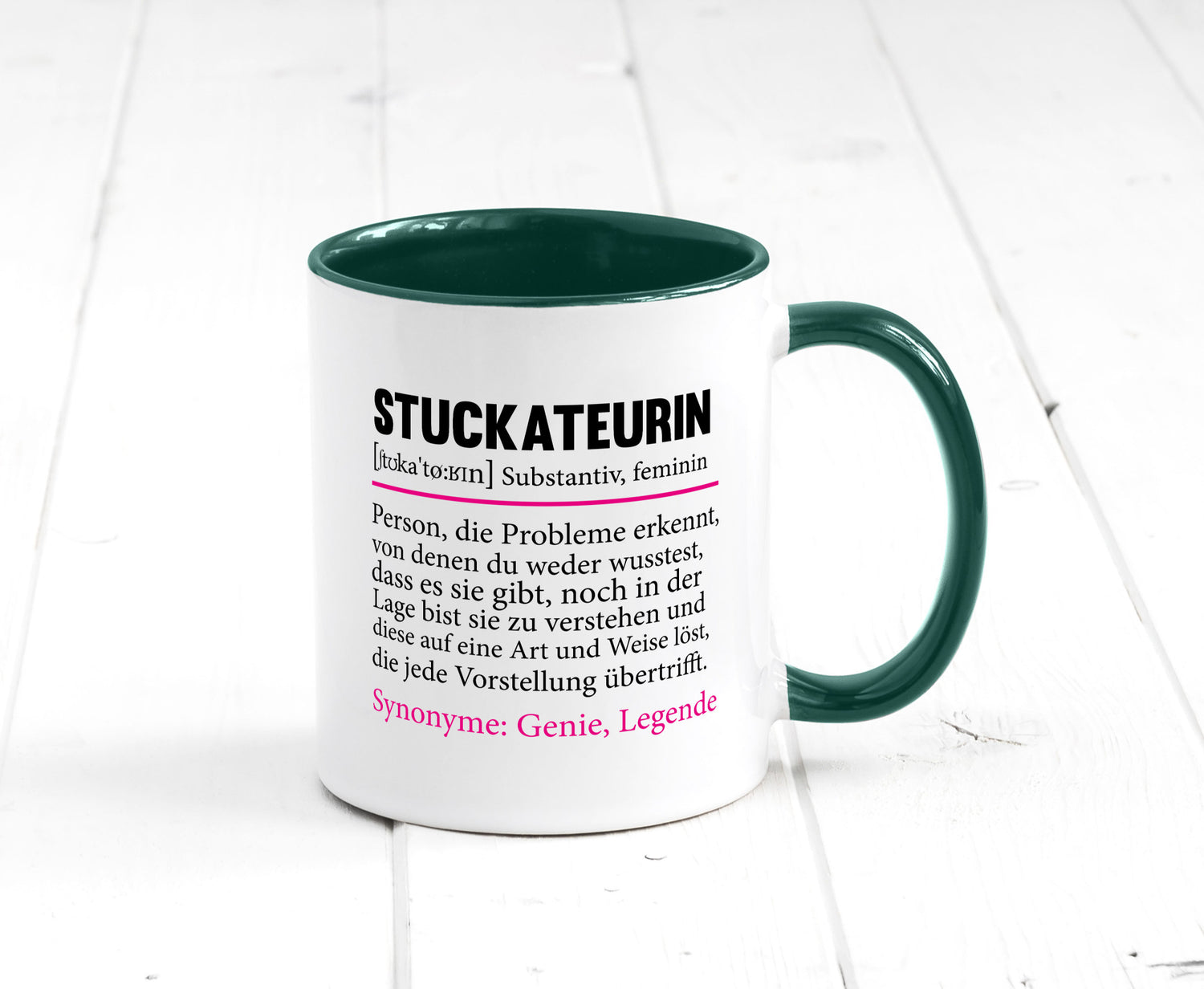 Stuckateurin | Innenausbau Beruf Humor Spruch Arbeit Kollegen Büro Geschenkidee