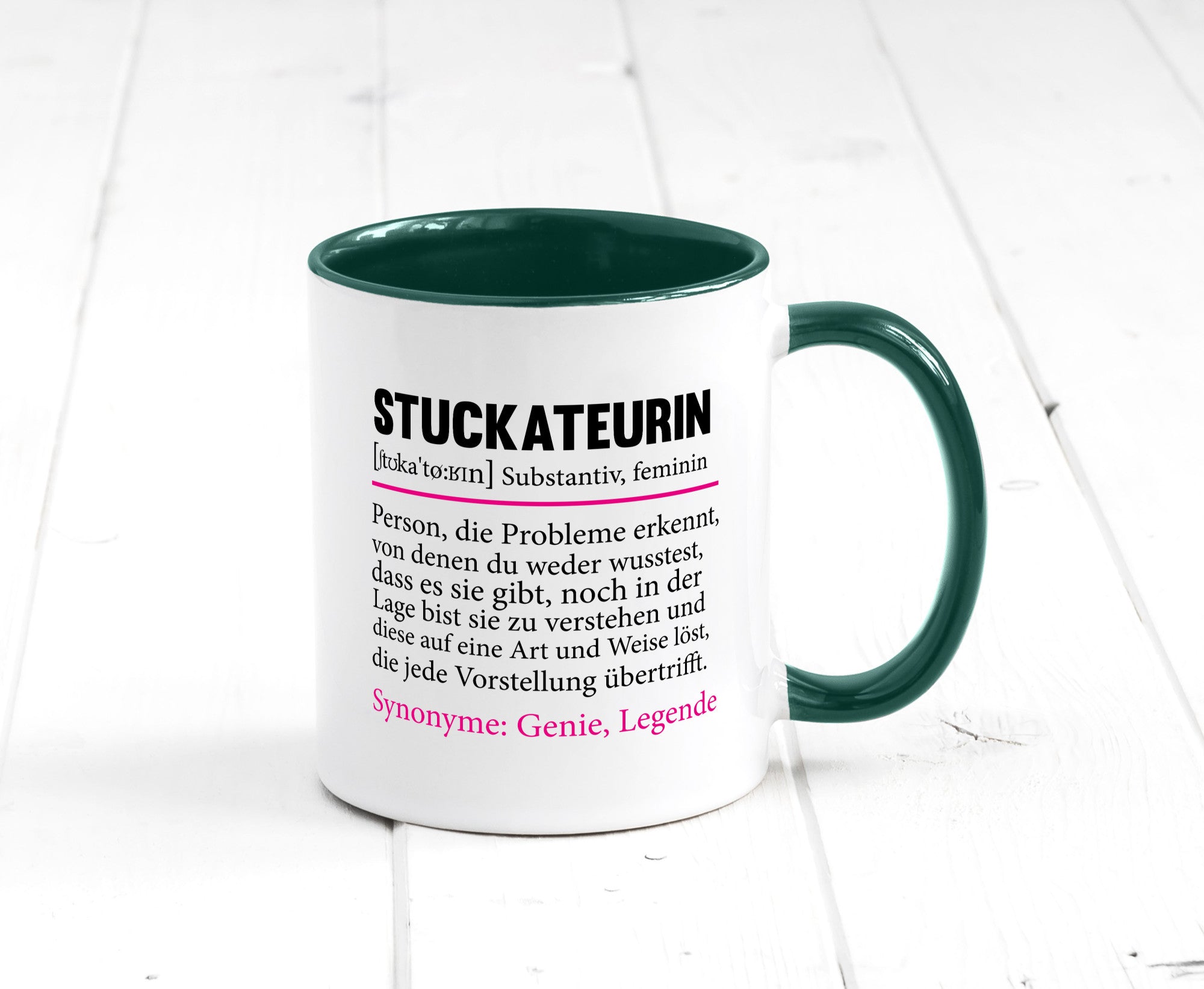 Stuckateurin | Innenausbau Beruf Humor Spruch Arbeit Kollegen Büro Geschenkidee