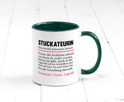 Stuckateurin | Innenausbau Beruf Humor Spruch Arbeit Kollegen Büro Geschenkidee