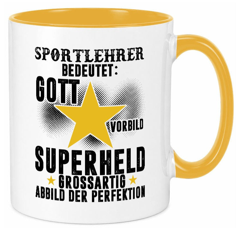 Bedeutung von Sportlehrer | Lehrer Sport Geschenk Humor Geschenkidee lustiger Tasse