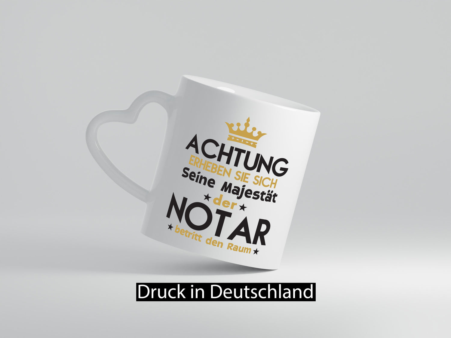 Seine Majestät Notar | Jurist Humor Geschenkidee Tasse